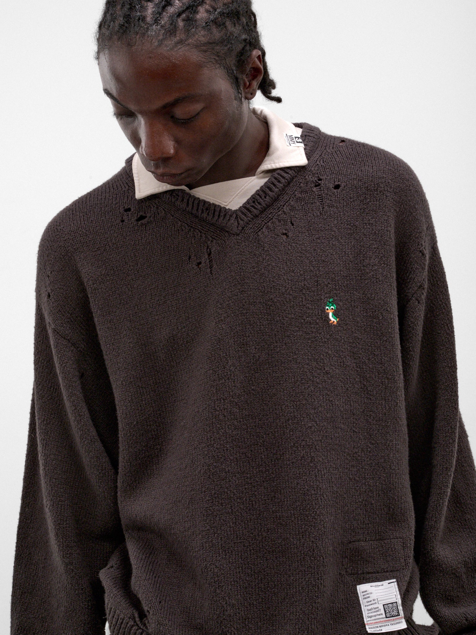 Black Triple Layer Sweatshirt (J17PO742-BLACK)