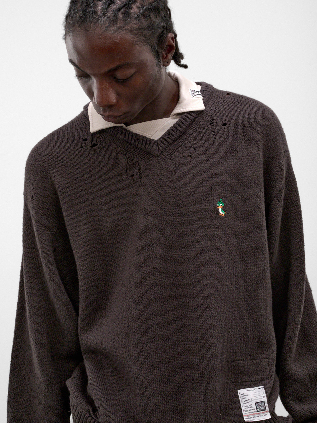 Black Triple Layer Sweatshirt (J17PO742-BLACK)