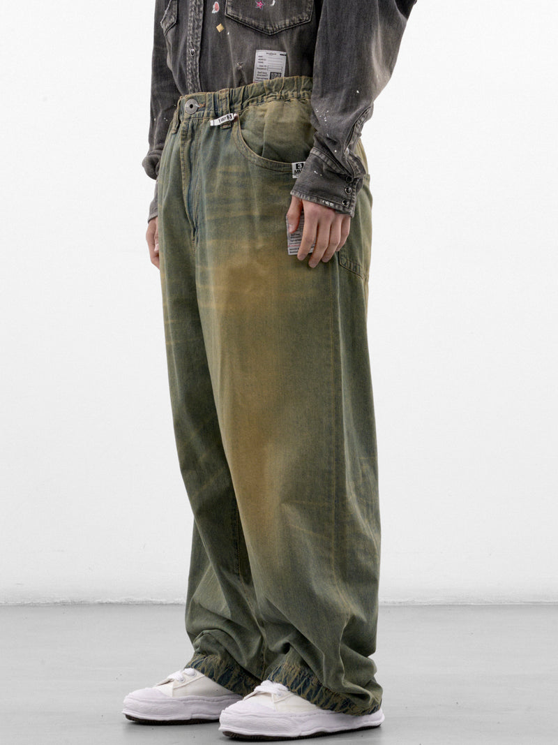 Light Blue Denim Wide Pants (J17PT123-LT-BLUE)