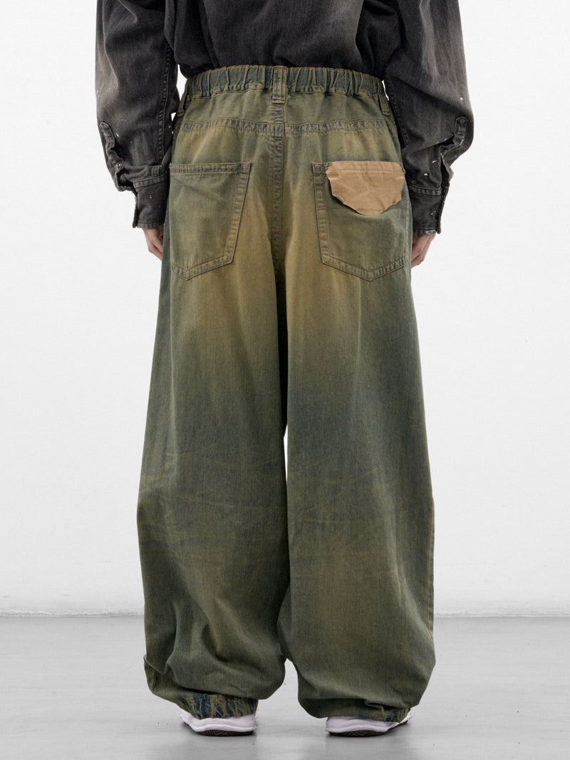 Light Blue Denim Wide Pants (J17PT123-LT-BLUE)