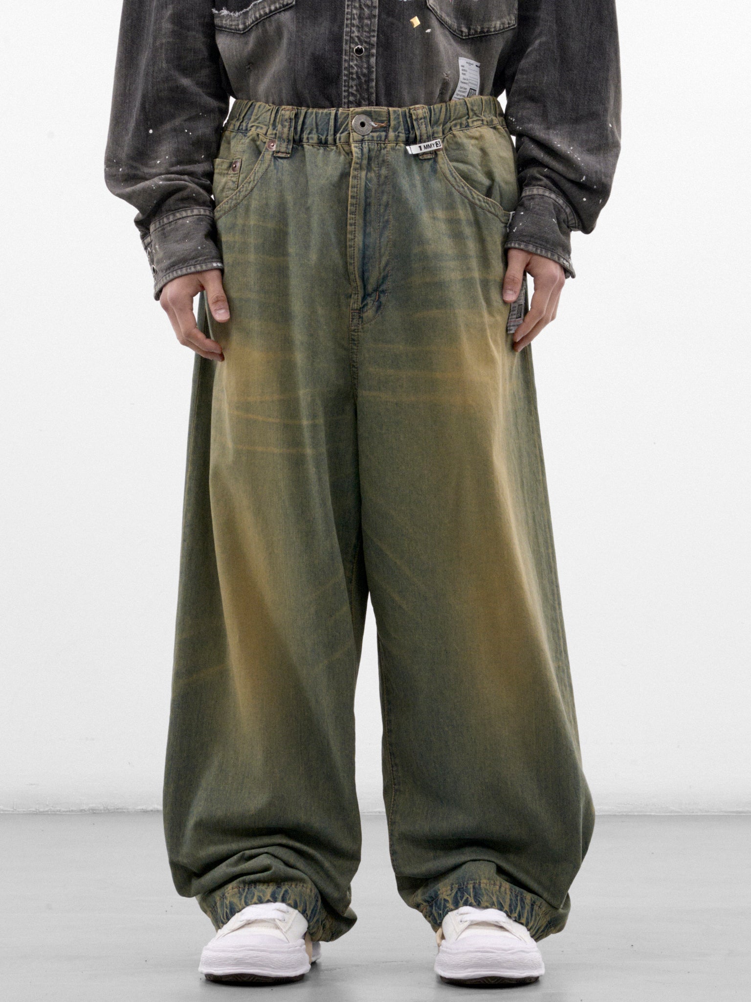 Light Blue Denim Wide Pants (J17PT123-LT-BLUE)