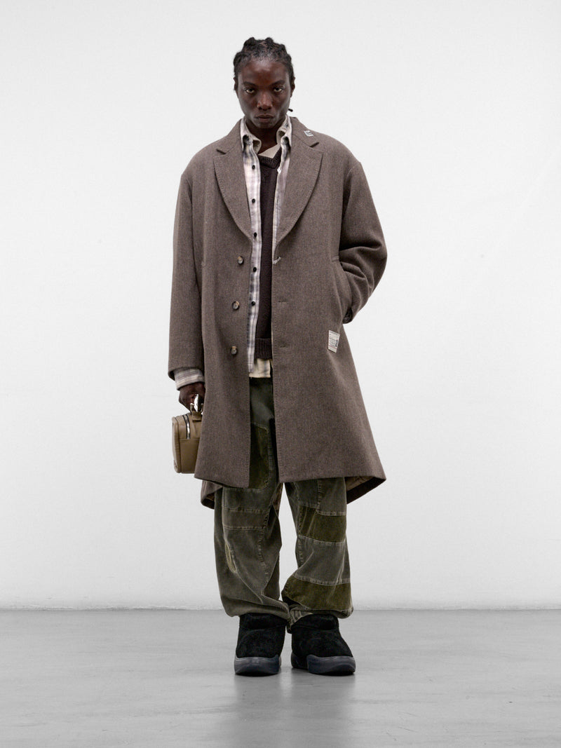 Brown Wool Oversized Coat (A17CT041-BROWN)