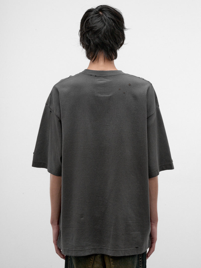 Distressed "Don't Tag Me" Tee (J17TS811-BLACK)
