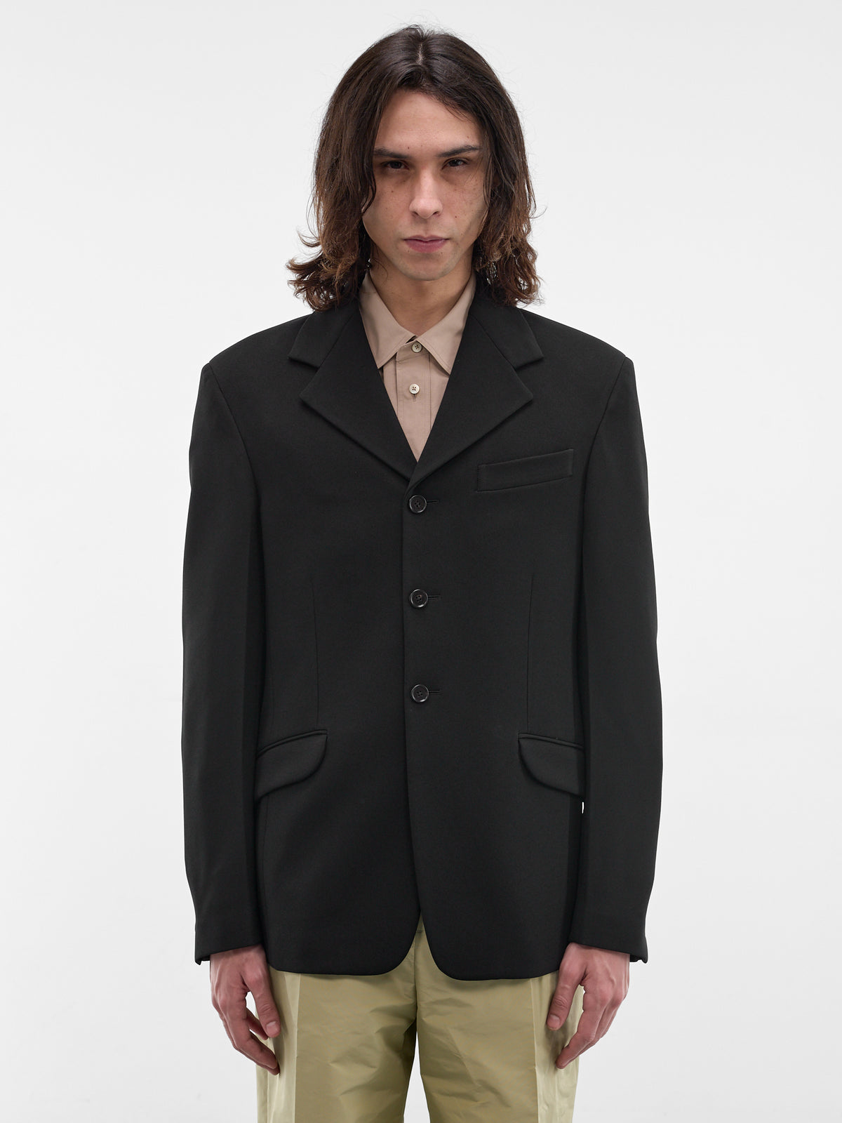 Black Wool Blazer (J21BN0227-J70218-001-BLACK)