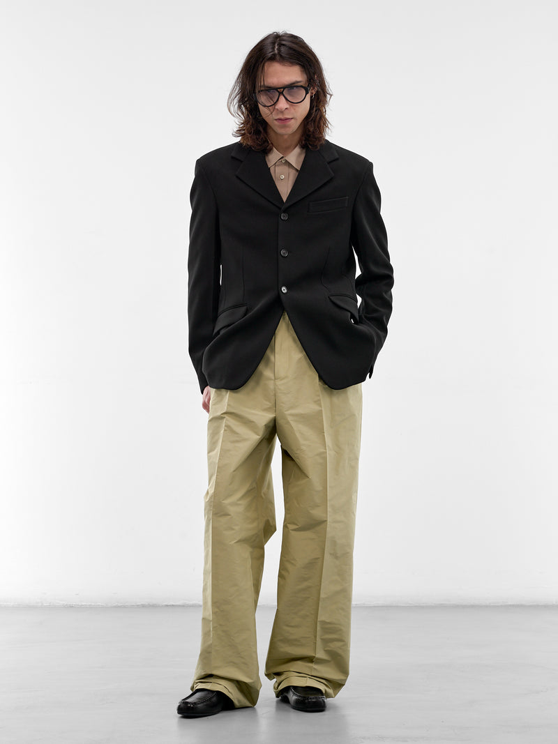 Beige Button-Up Shirt (J21DL0263-J45338-251-BEIGE)