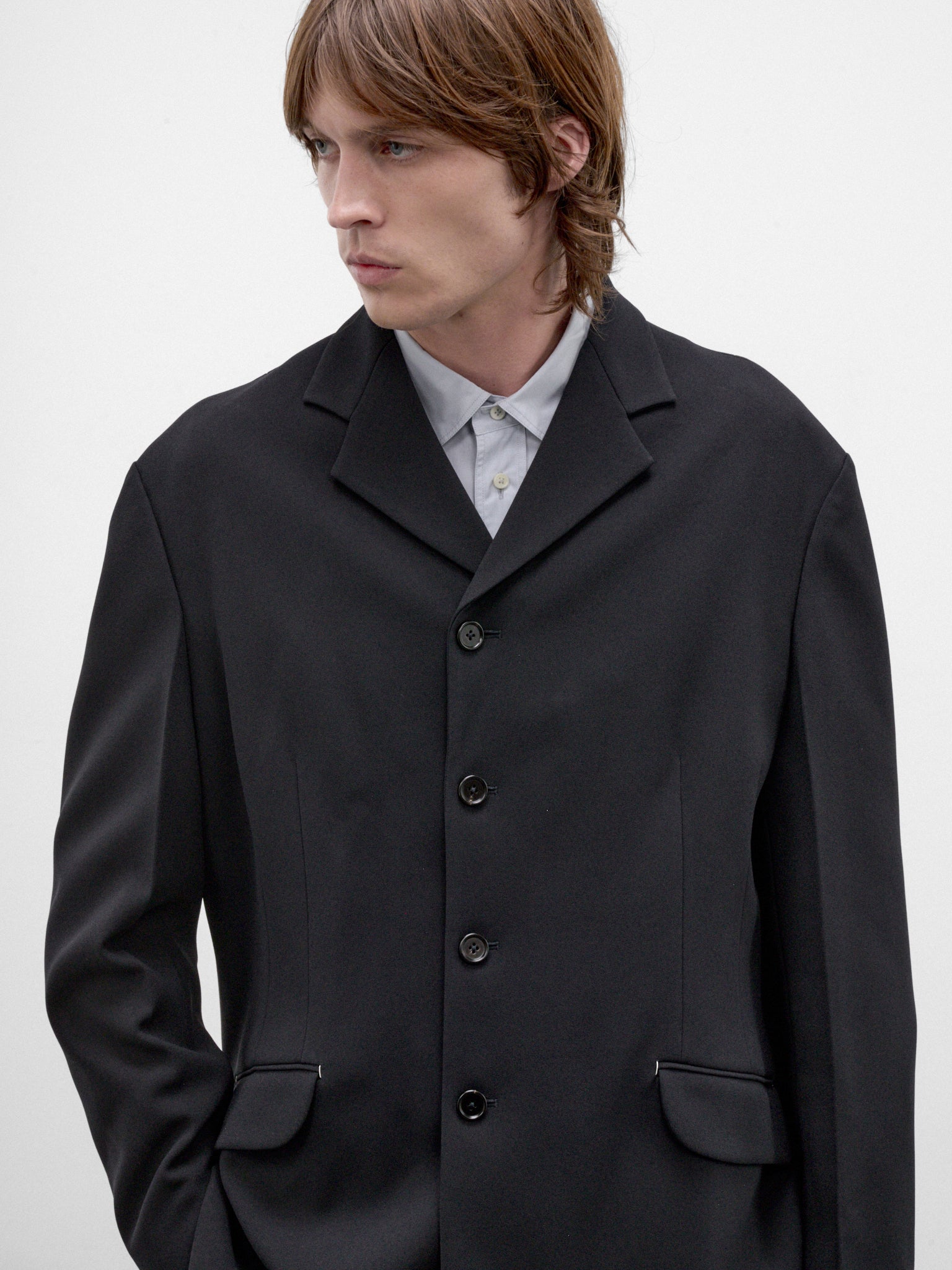Black Technical Crepe Jacket (J21BN0245-J70218-402-MIDNIGHT)