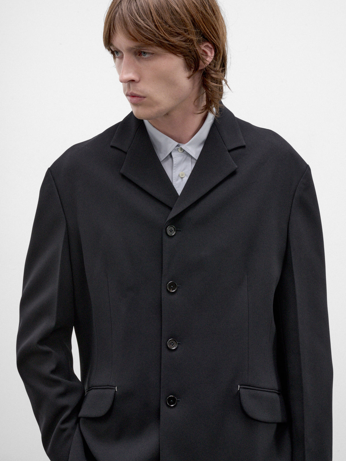 Black Technical Crepe Jacket (J21BN0245-J70218-402-MIDNIGHT)
