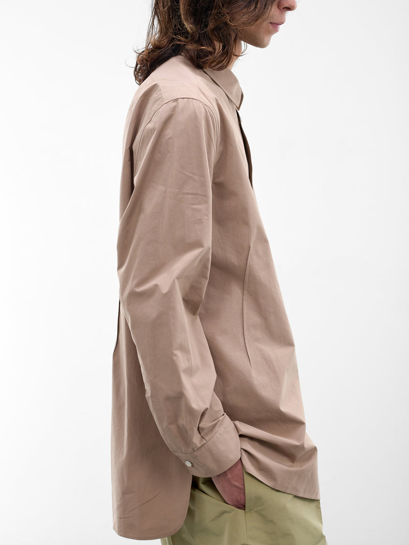 Beige Button-Up Shirt (J21DL0263-J45338-251-BEIGE)