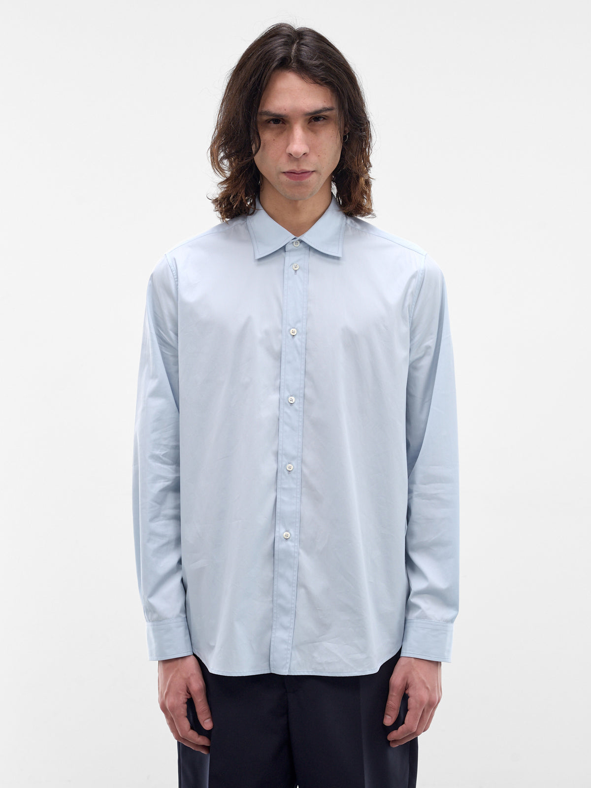 Blue Button-Up Shirt (J21DL0266-J45342-460-BLUE)