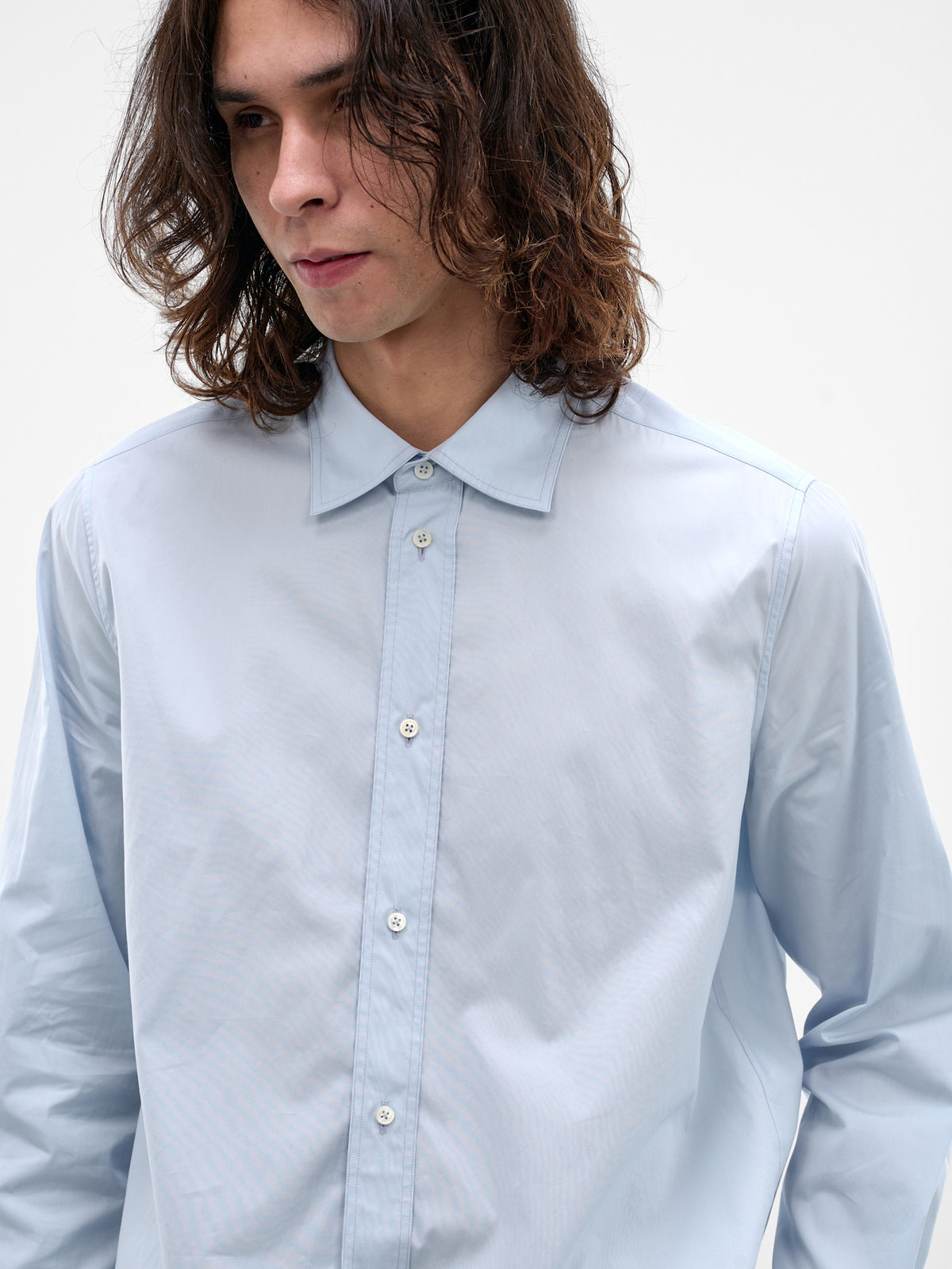 Blue Button-Up Shirt (J21DL0266-J45342-460-BLUE)