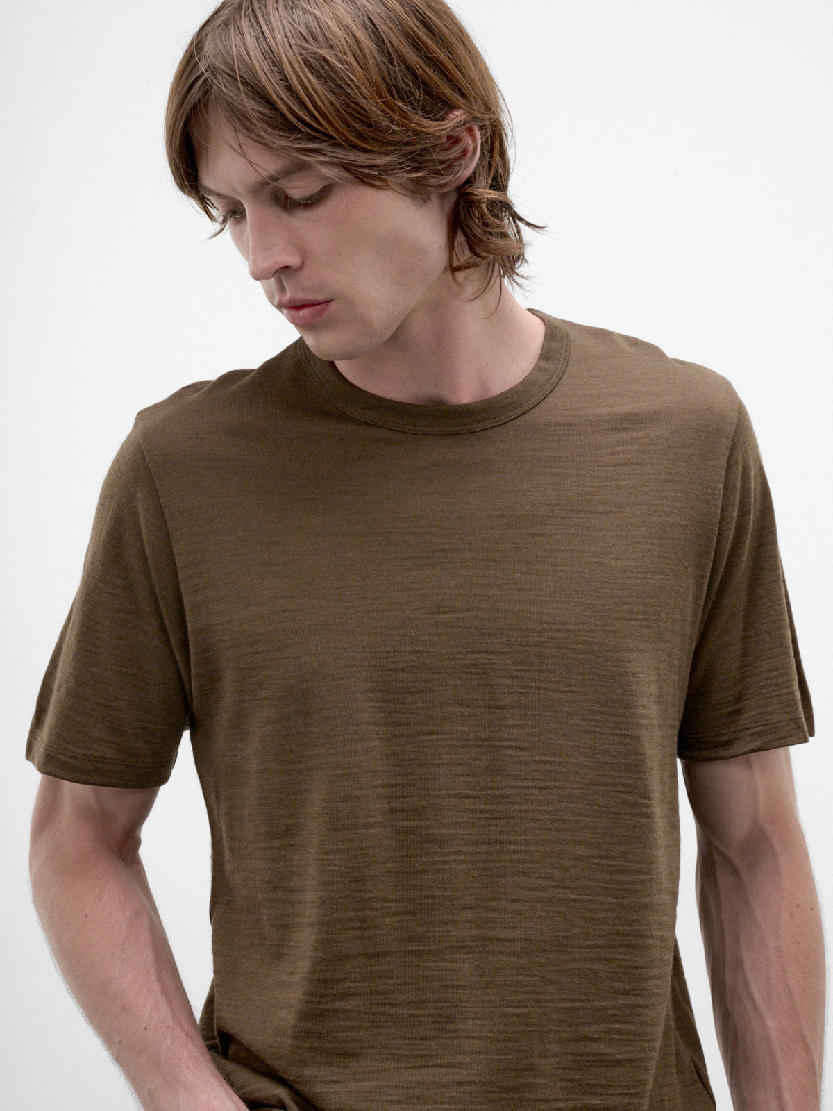Taupe Classic Tee (J21GC0210-J20407-250-TAUPE)