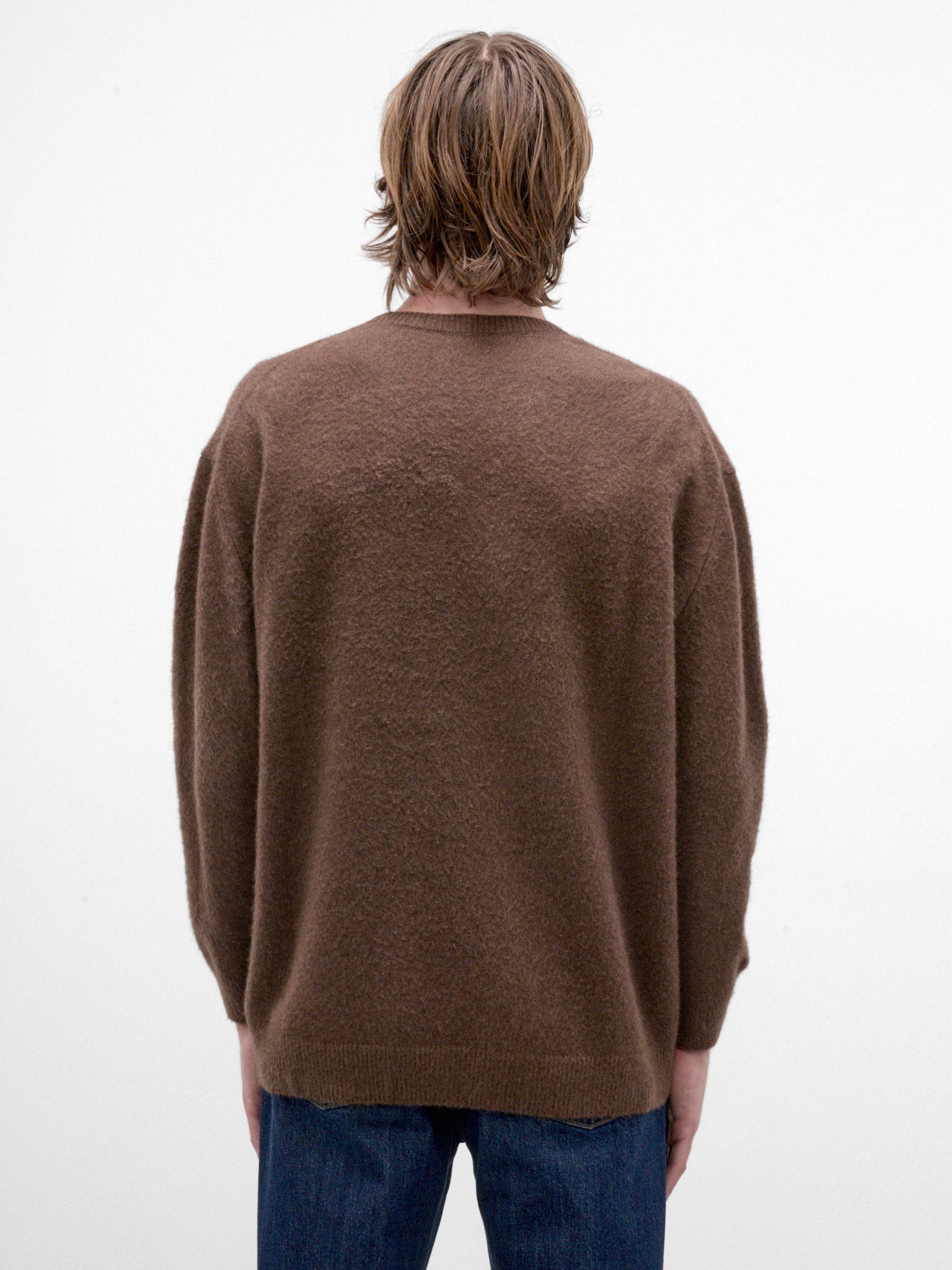 Espresso Wool-Silk Sweater (J21GP0234-J14884-208-ESPRESSO)