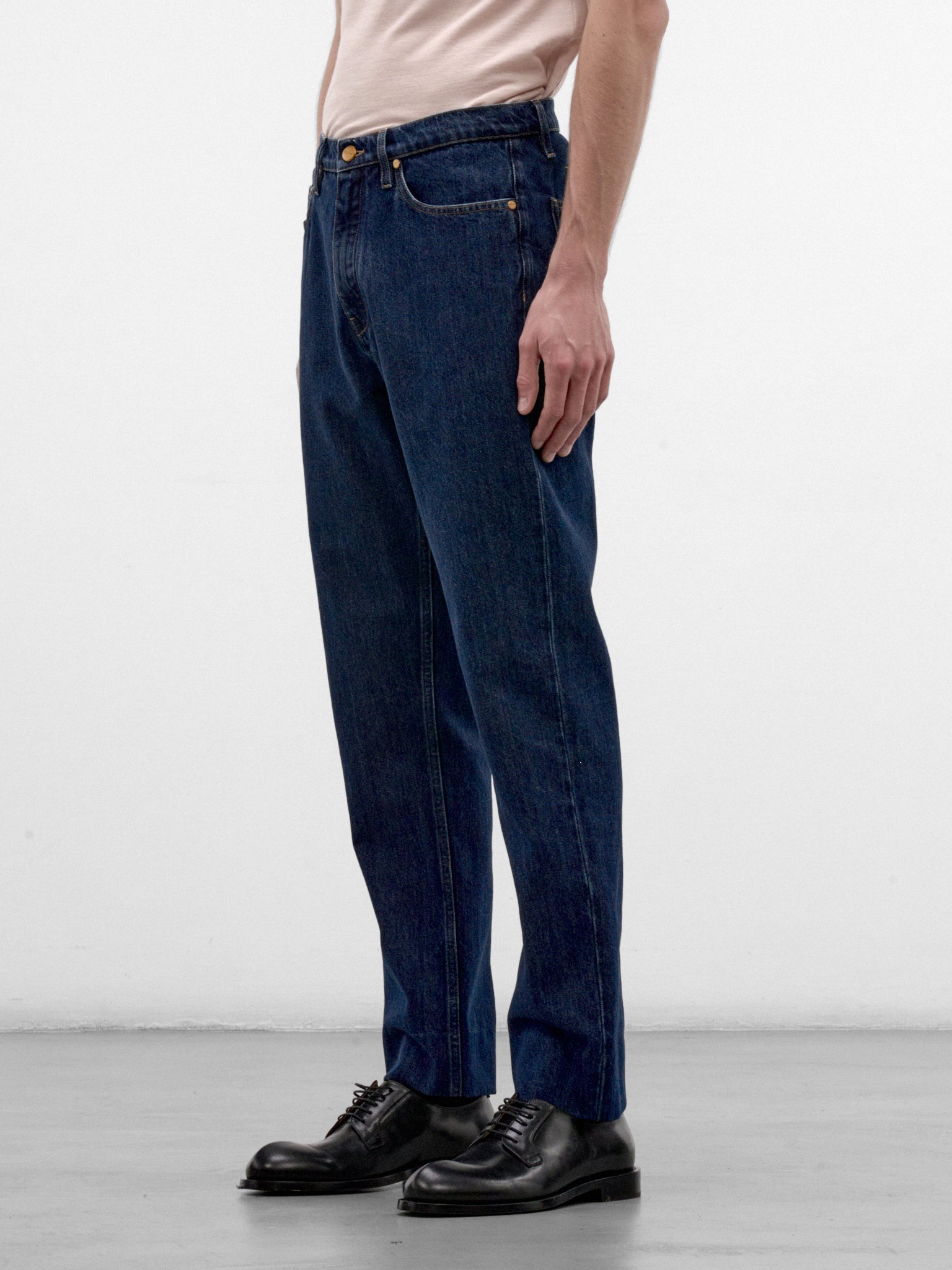 Dark Denim Straight Leg Jeans (J21KA0362-J45324-476-MEDIUM-DE)