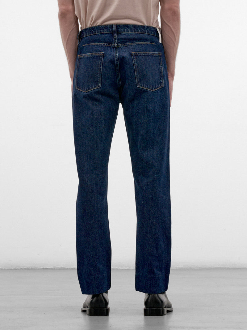Dark Denim Straight Leg Jeans (J21KA0362-J45324-476-MEDIUM-DE)