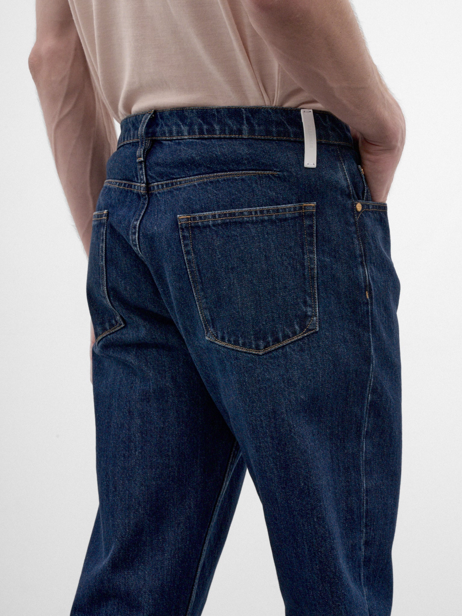Dark Denim Straight Leg Jeans (J21KA0362-J45324-476-MEDIUM-DE)