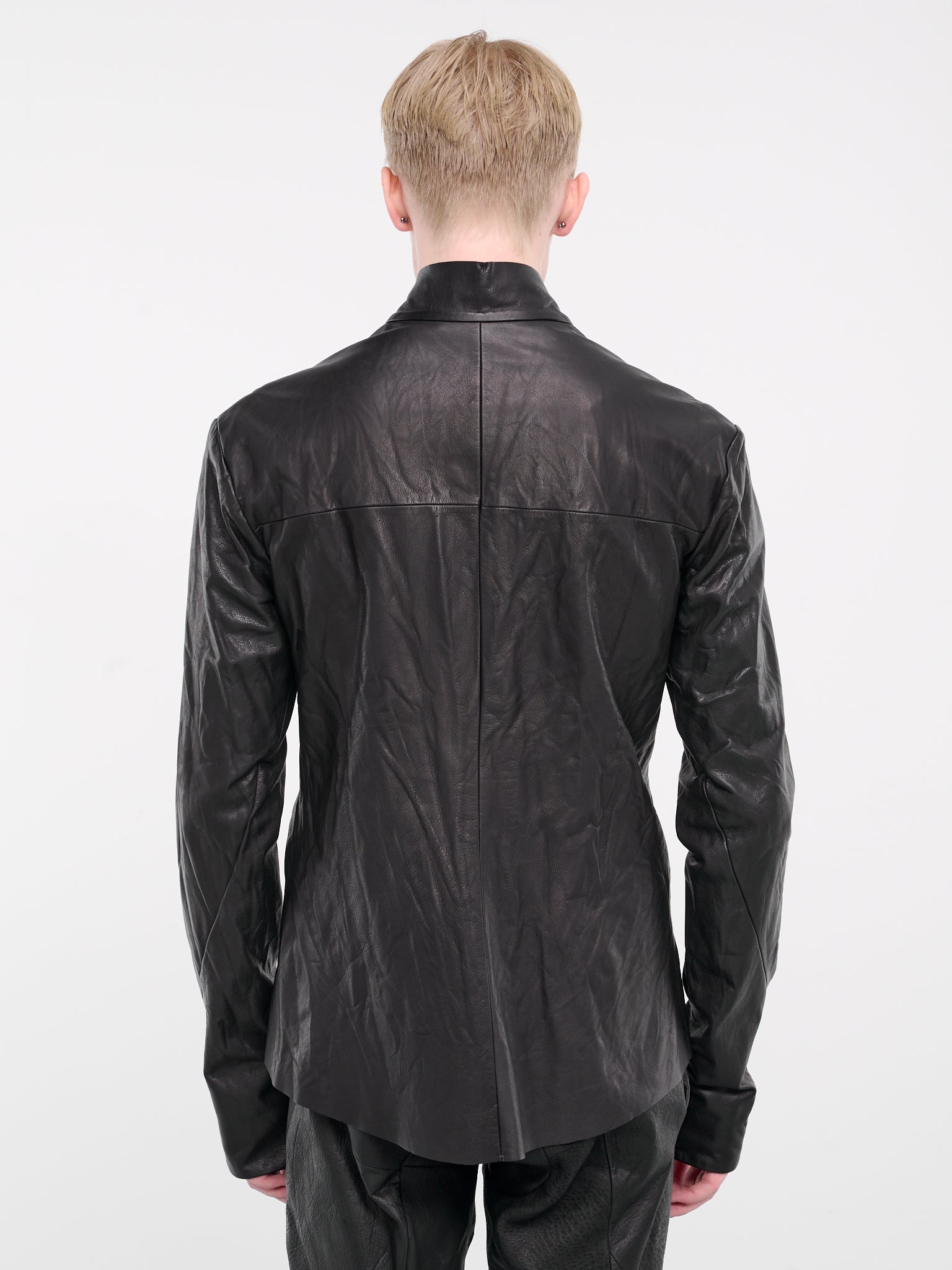 Crinkled Jacket (J224Z-SY-0-7-BLACK)