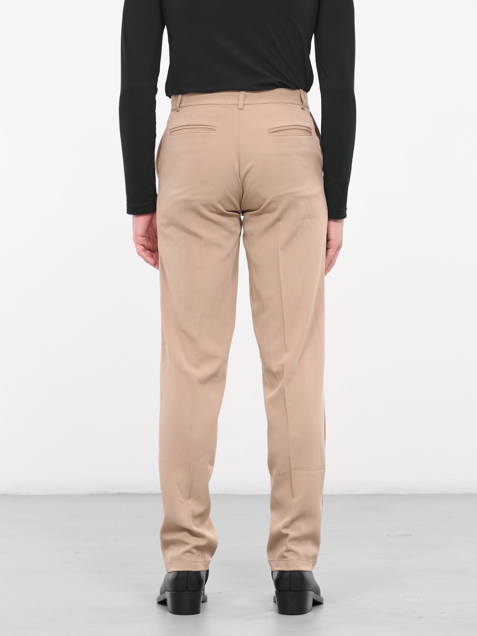 Zip Puller Trousers (V02-COFFEE-BROWN)