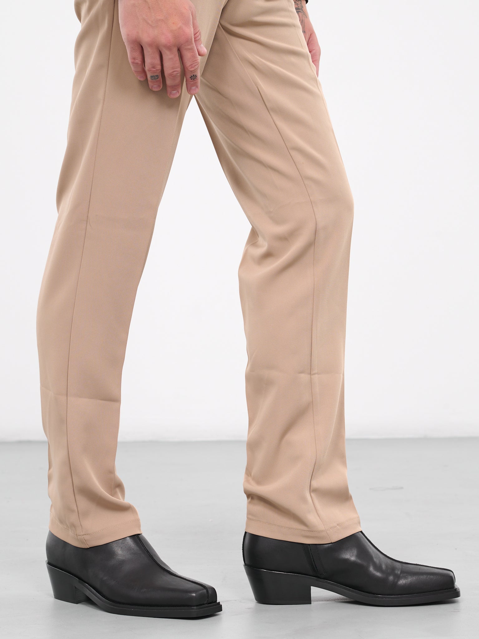 Zip Puller Trousers (V02-COFFEE-BROWN)