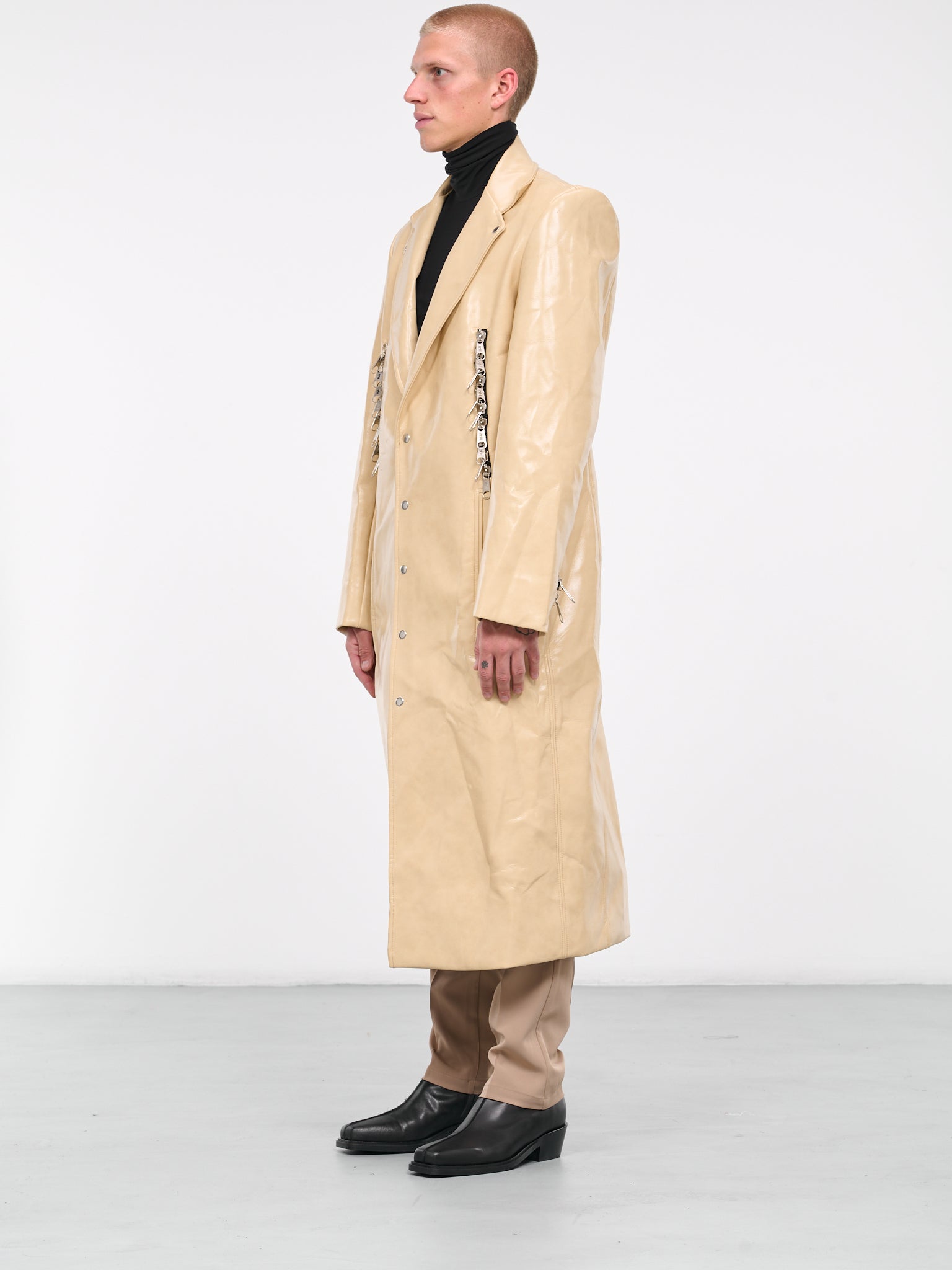 Zip Puller Coat (J24-BEIGE)