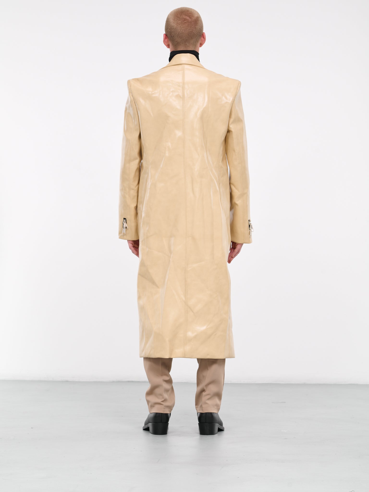 Dual Zip Puller Coat (J24-BEIGE)