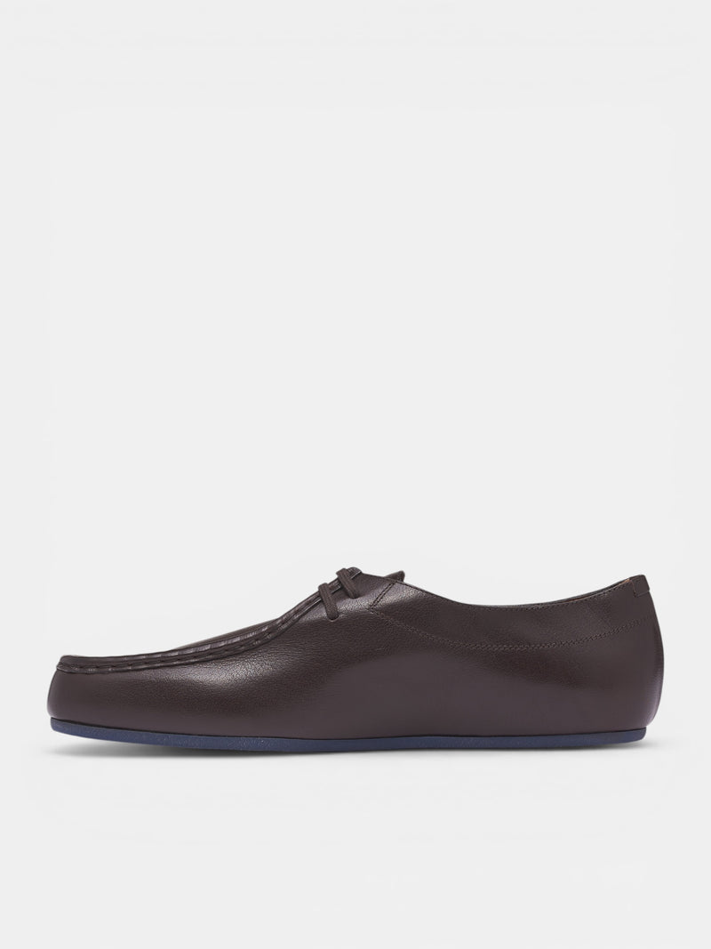 JIL SANDER Moc-Toe Leather Loafers | H.Lorenzo - left side