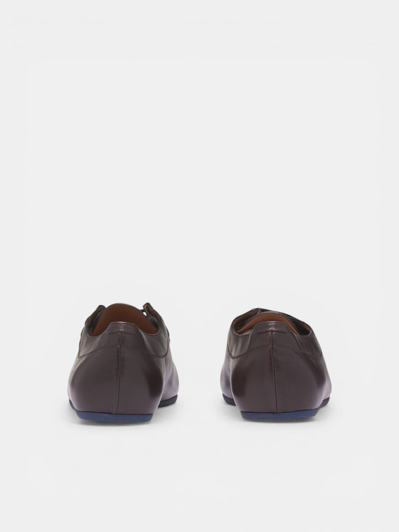 JIL SANDER Moc-Toe Leather Loafers | H.Lorenzo - back