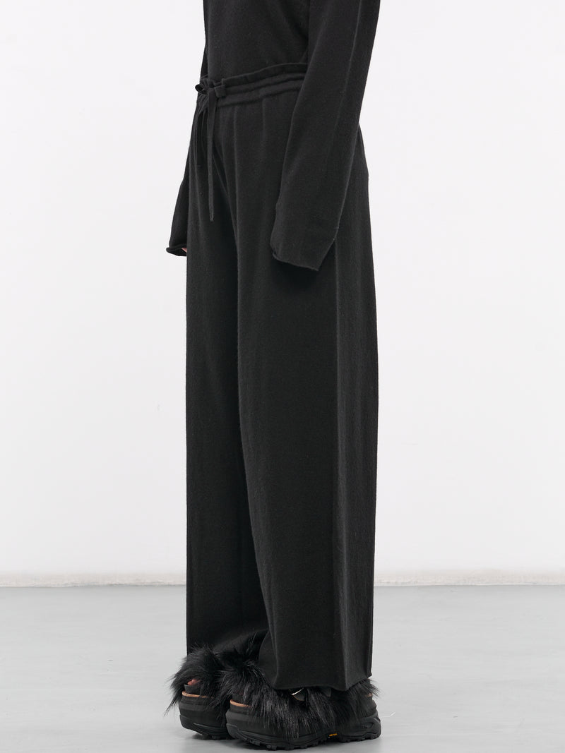 Drawstring Sweatpants (J40KA0017-J13204-BLACK)