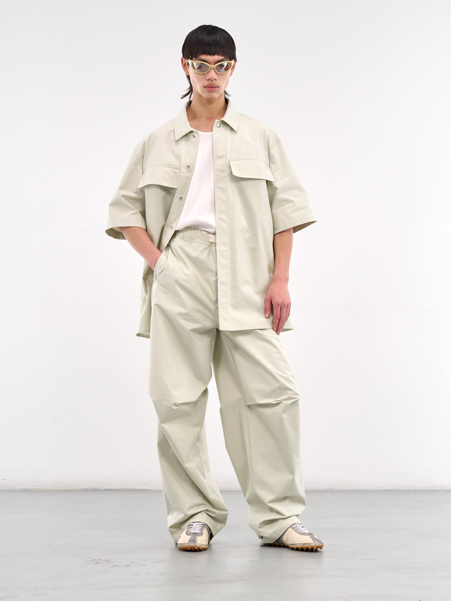 Belted Trousers (J47KA0268-J45296-GREEN)