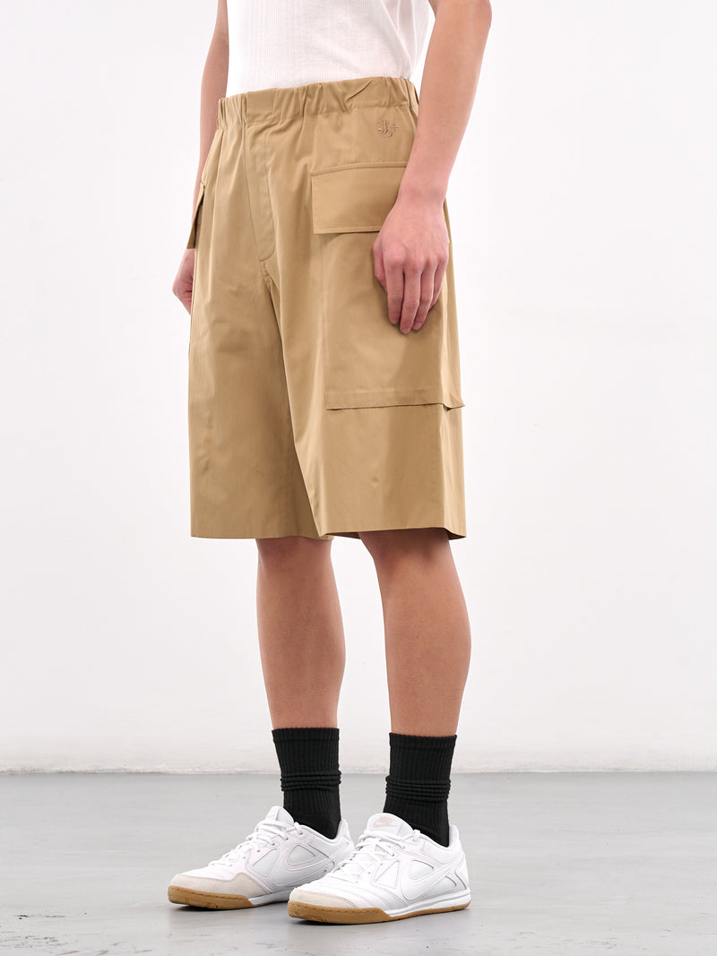 Elasticated Cargo Shorts (J47KA0279-J45292-235-CEREAL)