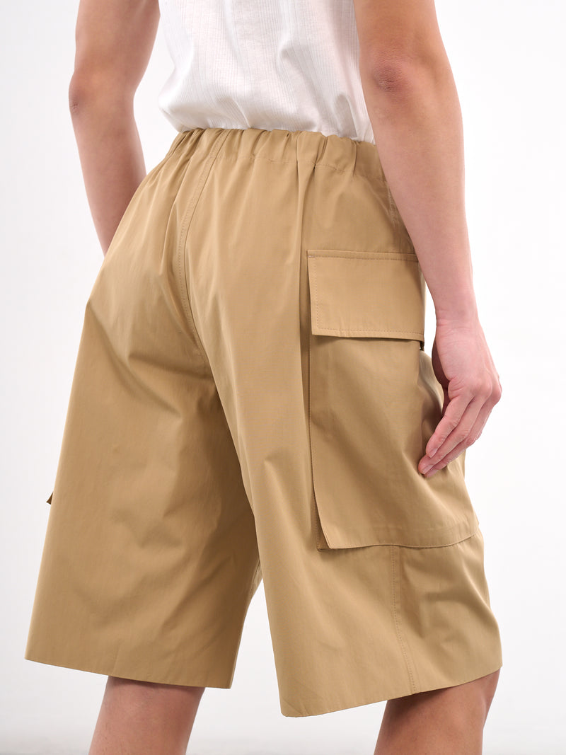 Elasticated Cargo Shorts (J47KA0279-J45292-235-CEREAL)