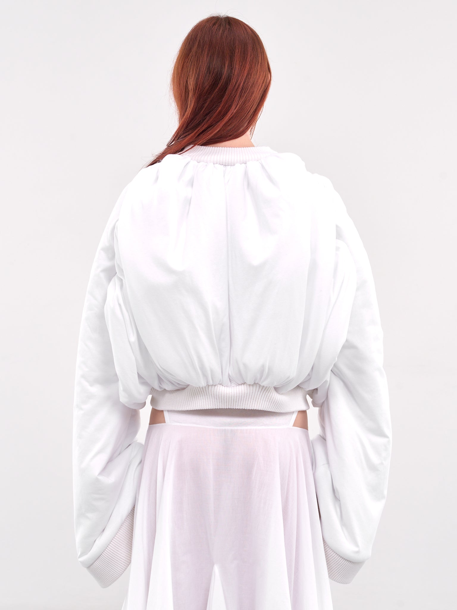 Padded Bomber Jacket (JA02585-0053-WHITE)