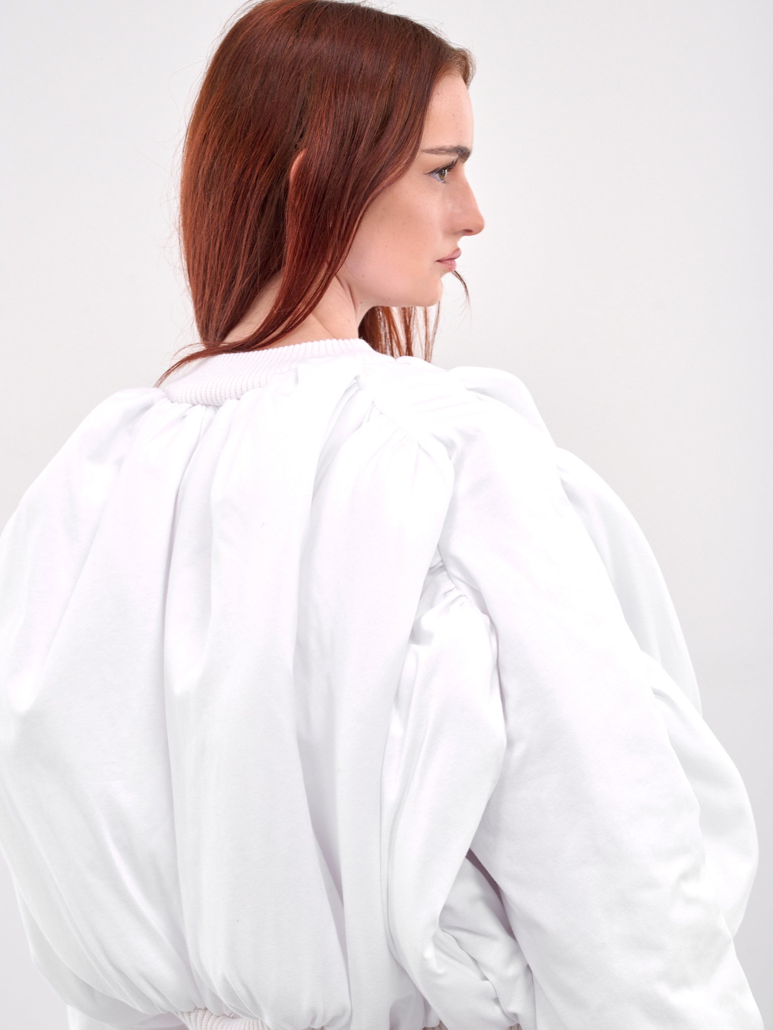 Padded Bomber Jacket (JA02585-0053-WHITE)