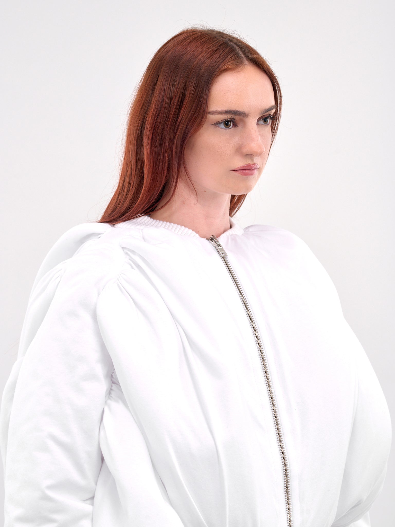 Padded Bomber Jacket (JA02585-0053-WHITE)