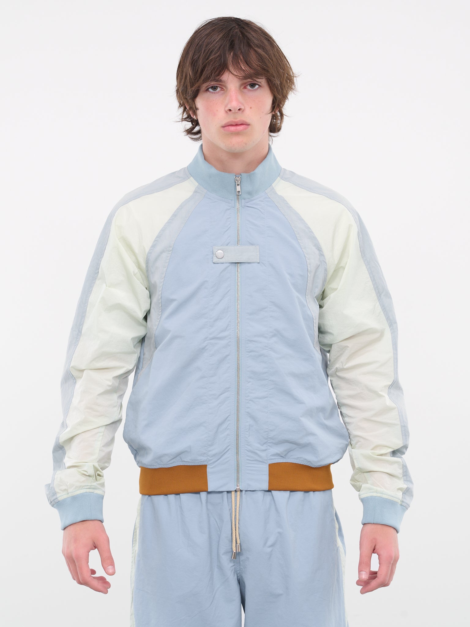 Paneled Bomber Jacket (JA032820320032-INDIGO)