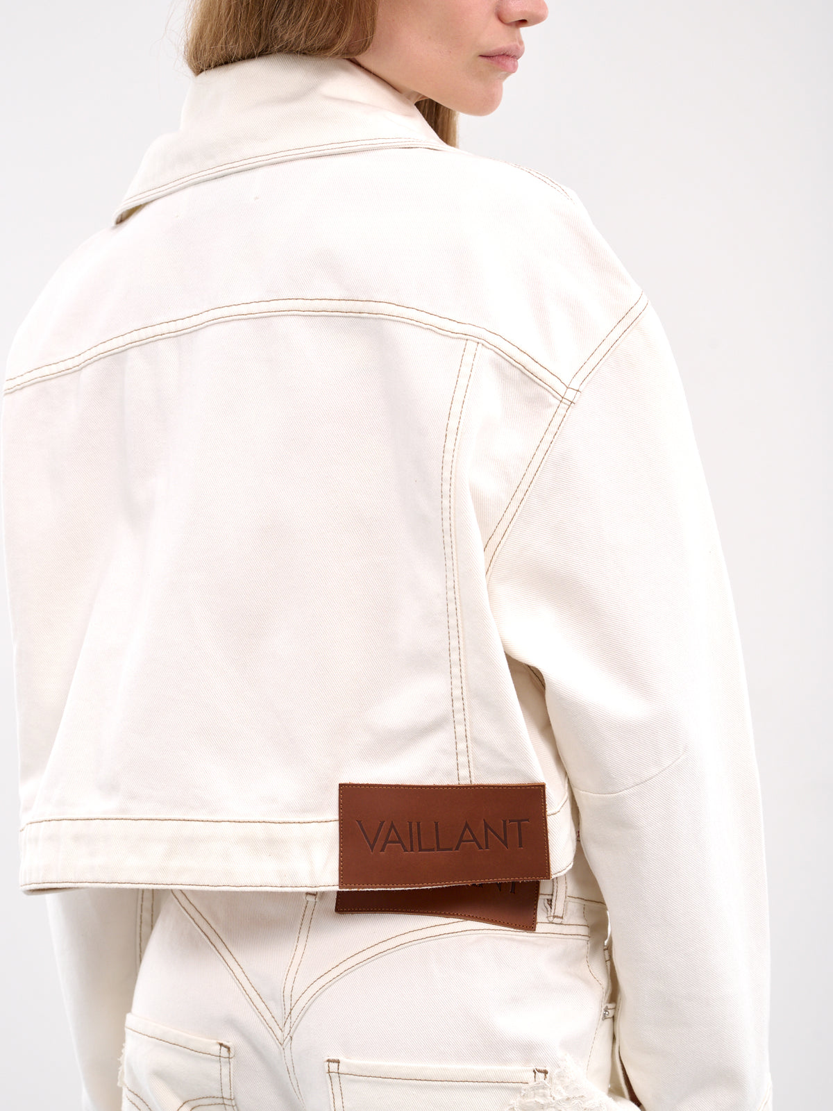 Boxy Denim Jacket (JA039-WHITE)