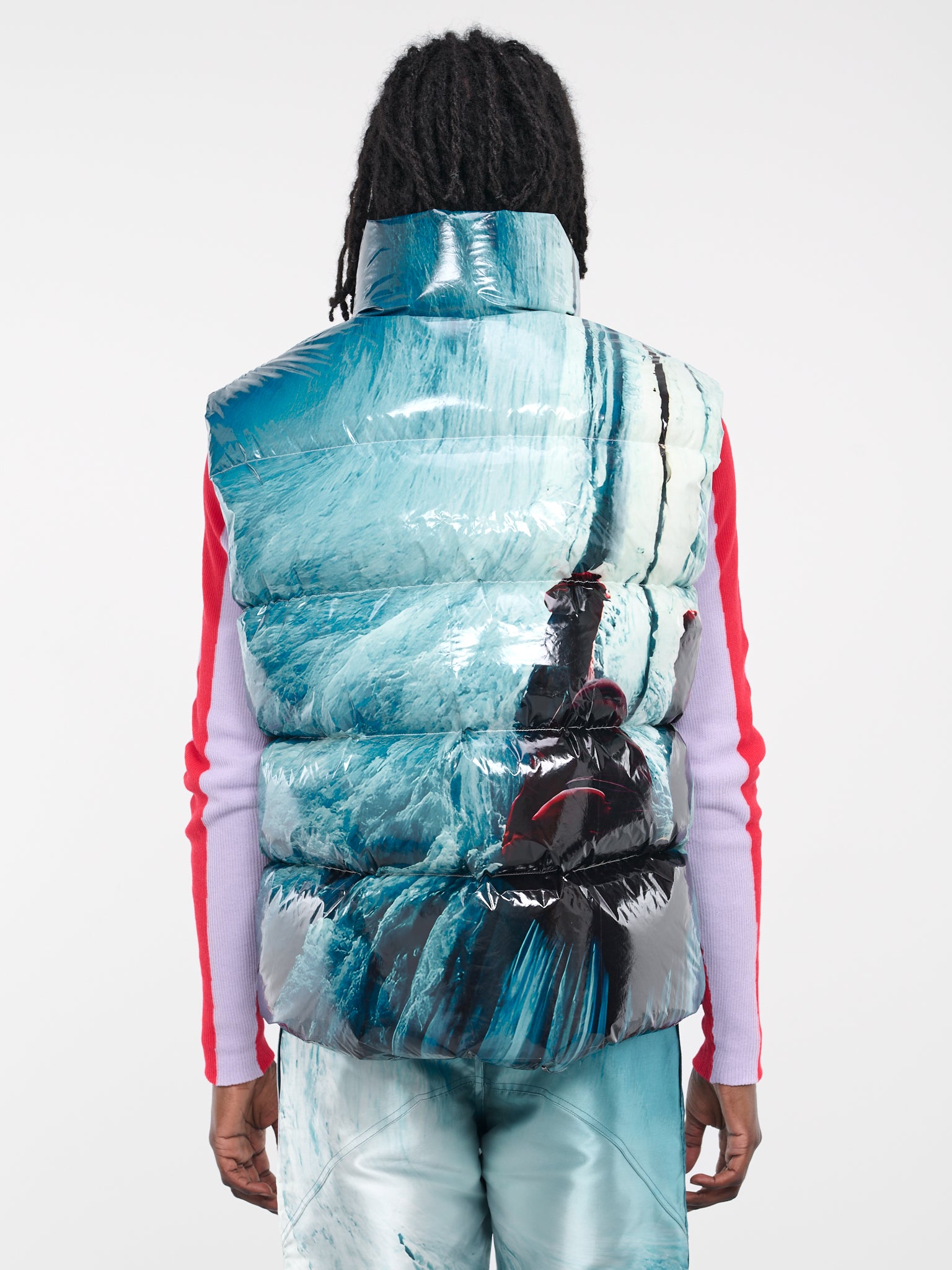 Ski Puffer Vest (JA043648111811-SPACE-PRINT)