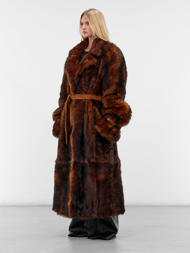 Camel Amalia Lambskin Fur Coat (JA07BR-AMALIA-CAMEL-BROWN)