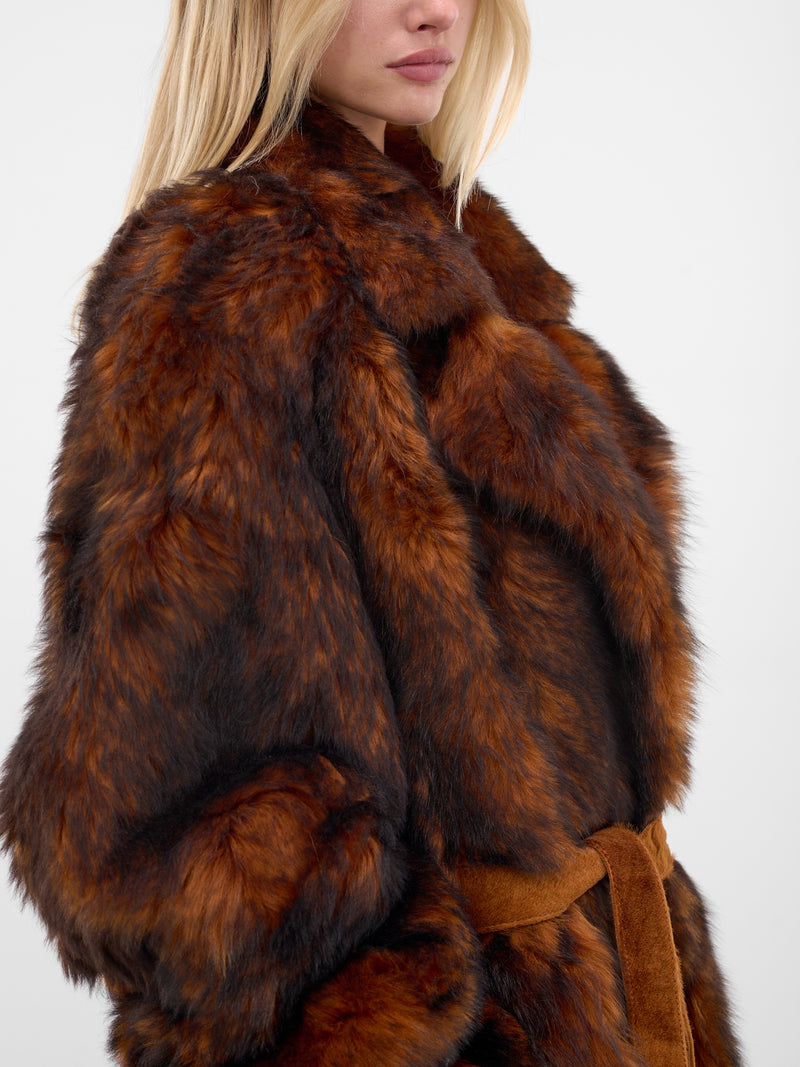 Camel Amalia Lambskin Fur Coat (JA07BR-AMALIA-CAMEL-BROWN)