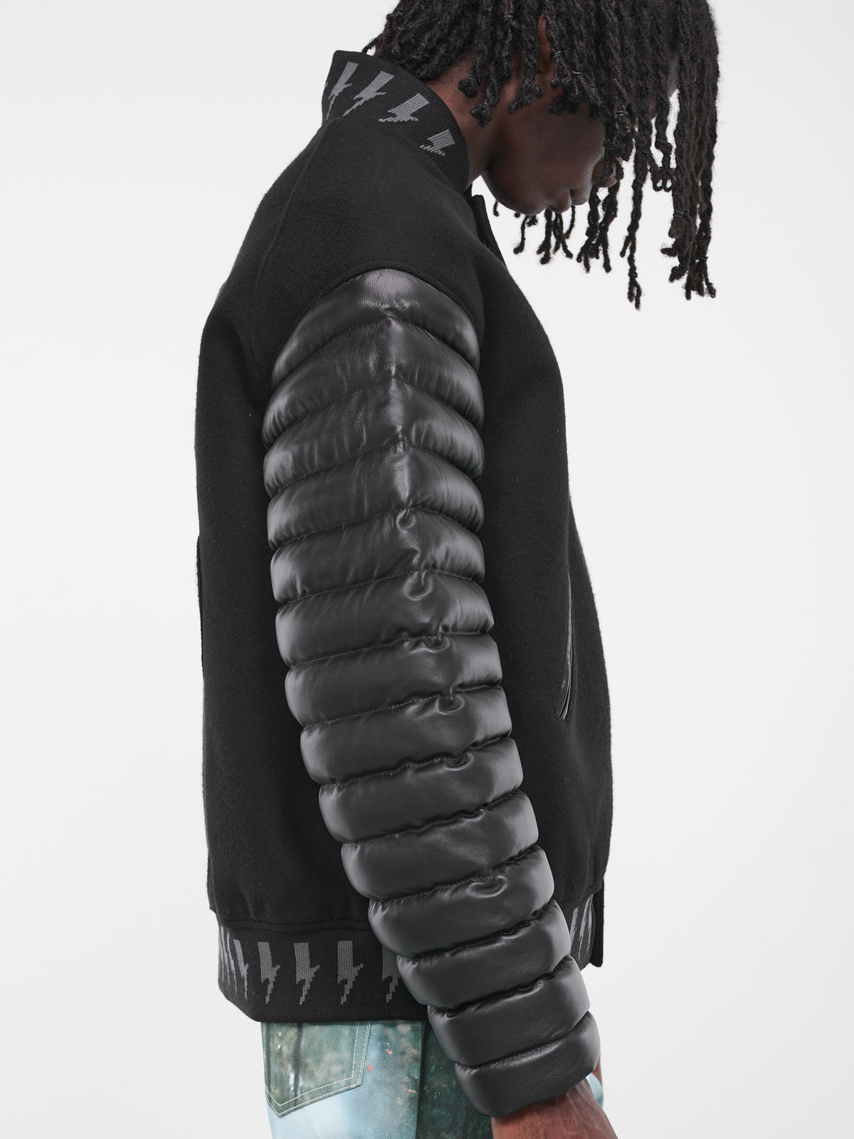 Planet Earth Varsity Jacket (JA193773720372-BLACK)