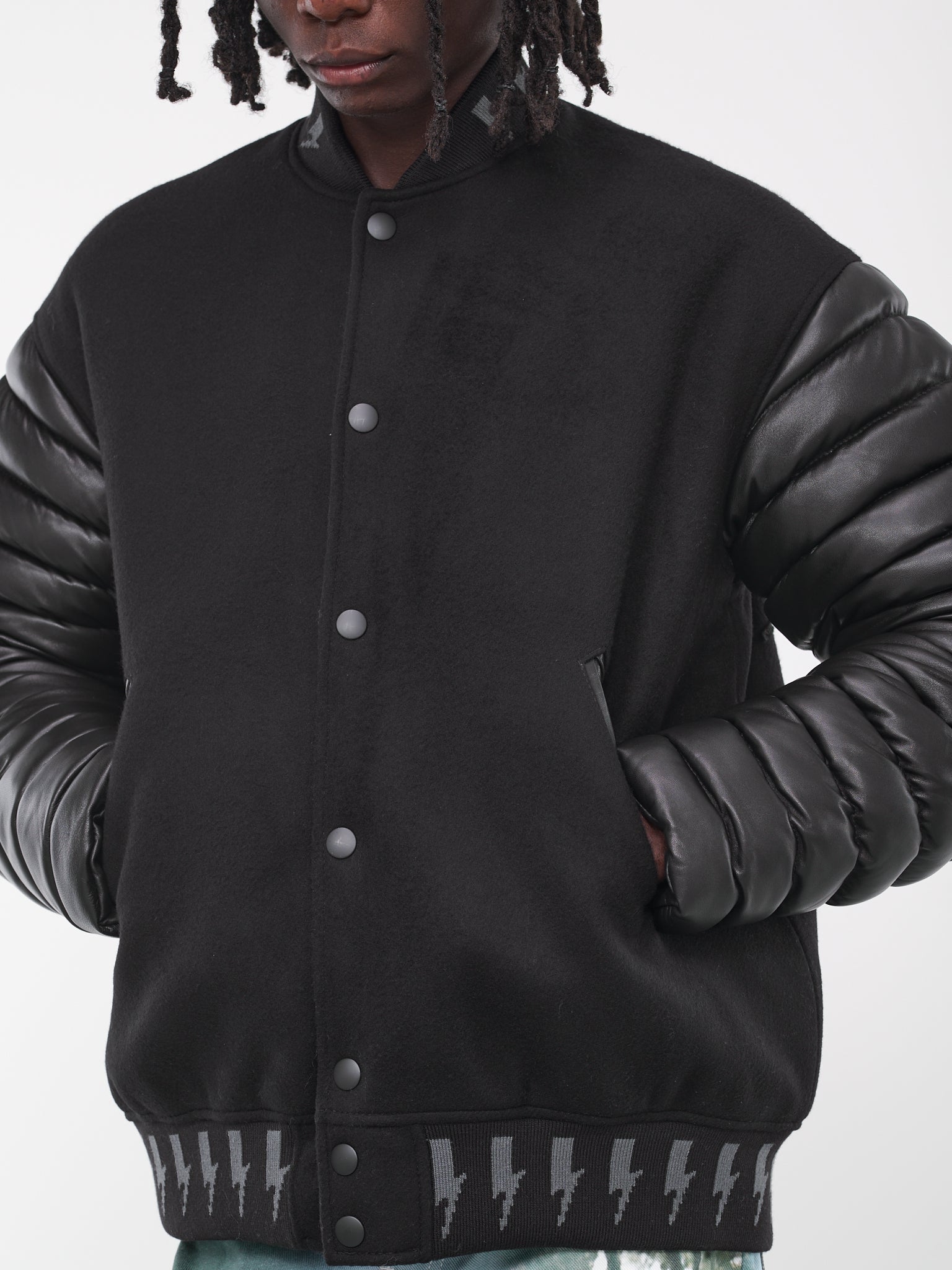 Planet Earth Varsity Jacket (JA193773720372-BLACK)