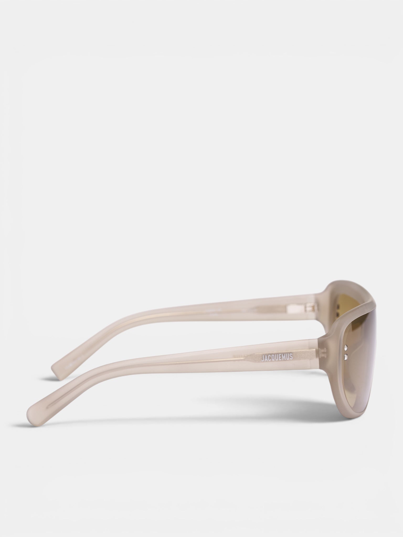 Linda Farrow x Jacquemus Havana Sunglasses (JAC225C2SUN-SANDED-SMOKE-SILVE)