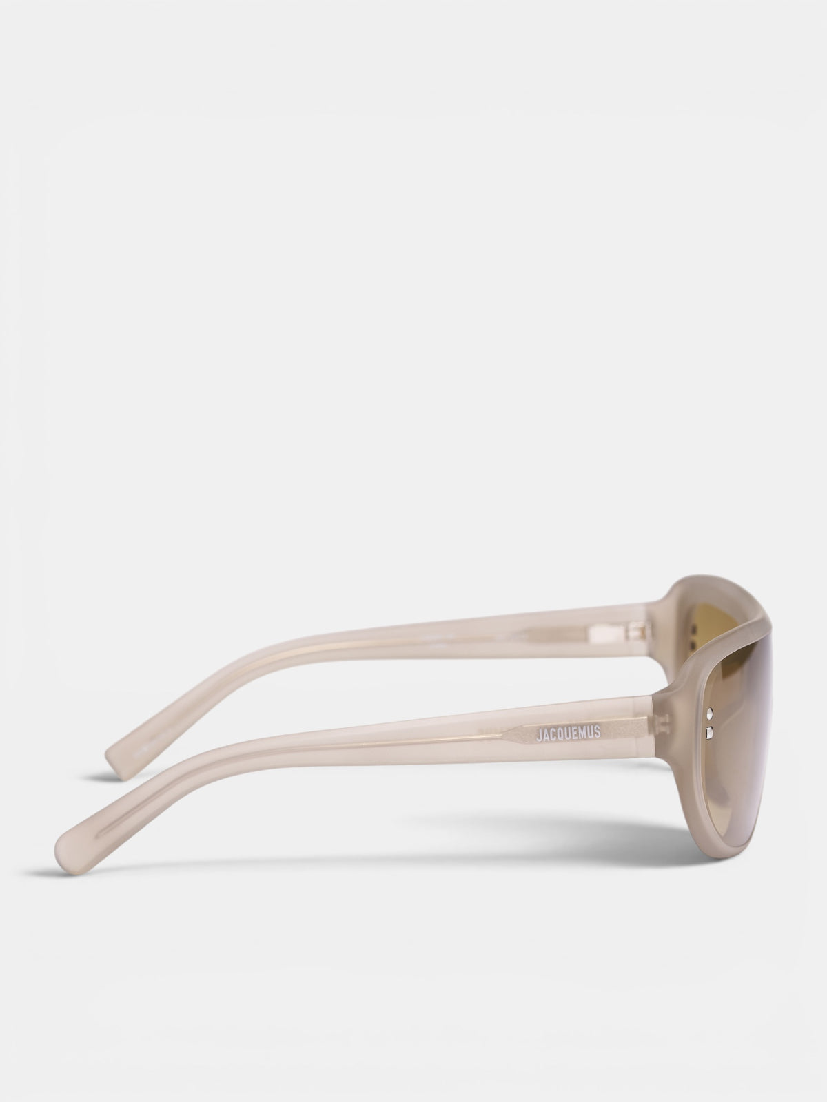 Linda Farrow x Jacquemus Havana Sunglasses (JAC225C2SUN-SANDED-SMOKE-SILVE)