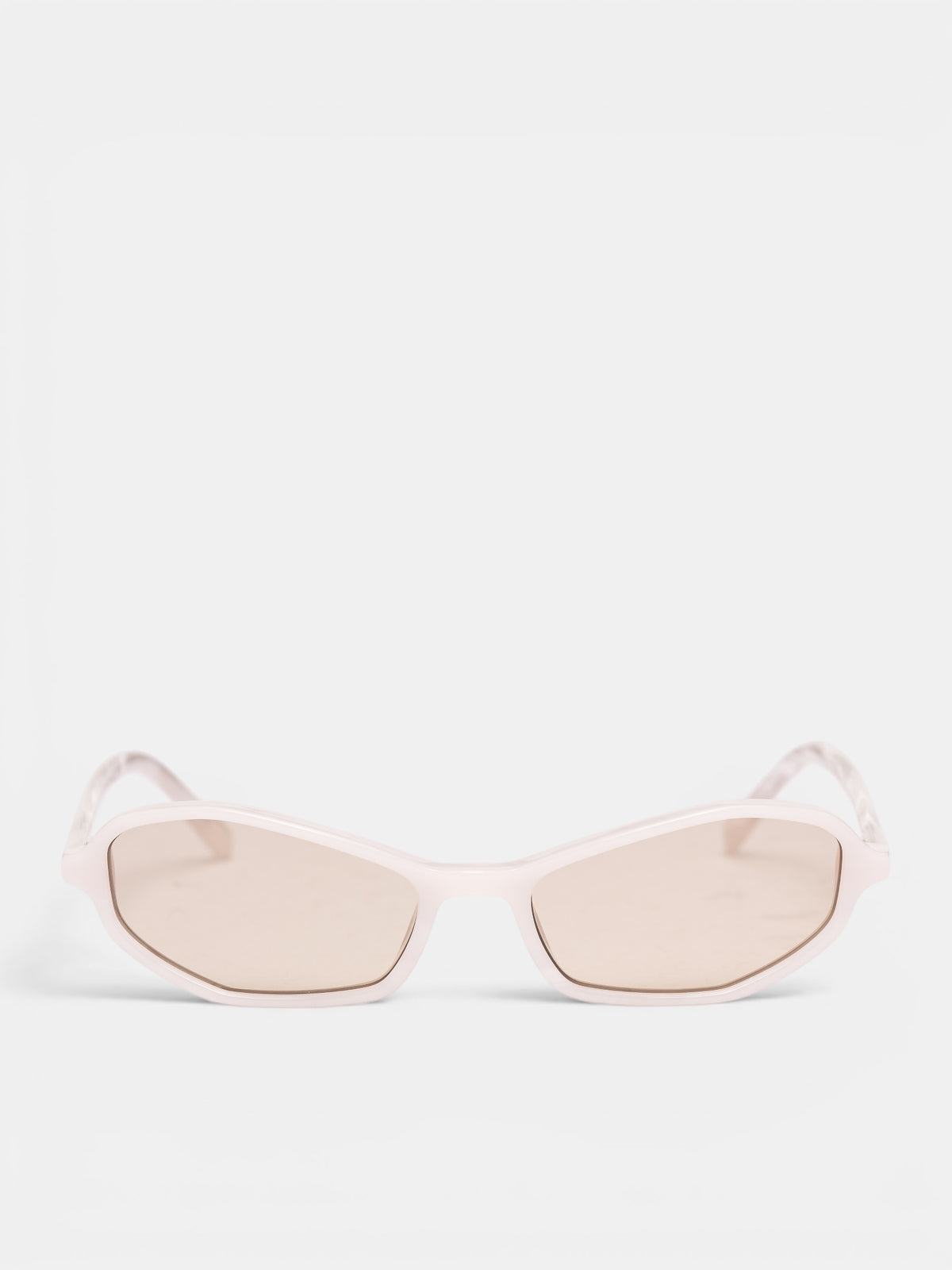 Linda Farrow x Jacquemus Pina Sunglasses (JAC226C2SUN-MARBLE-SILVER-MINK)