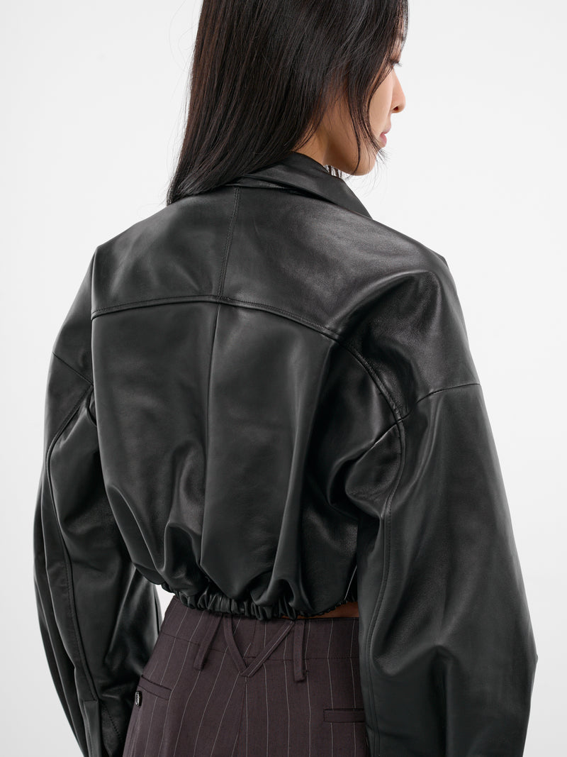 Black Lamb Leather Irkin Jacket (JAC3-IRKIN-BLACK)