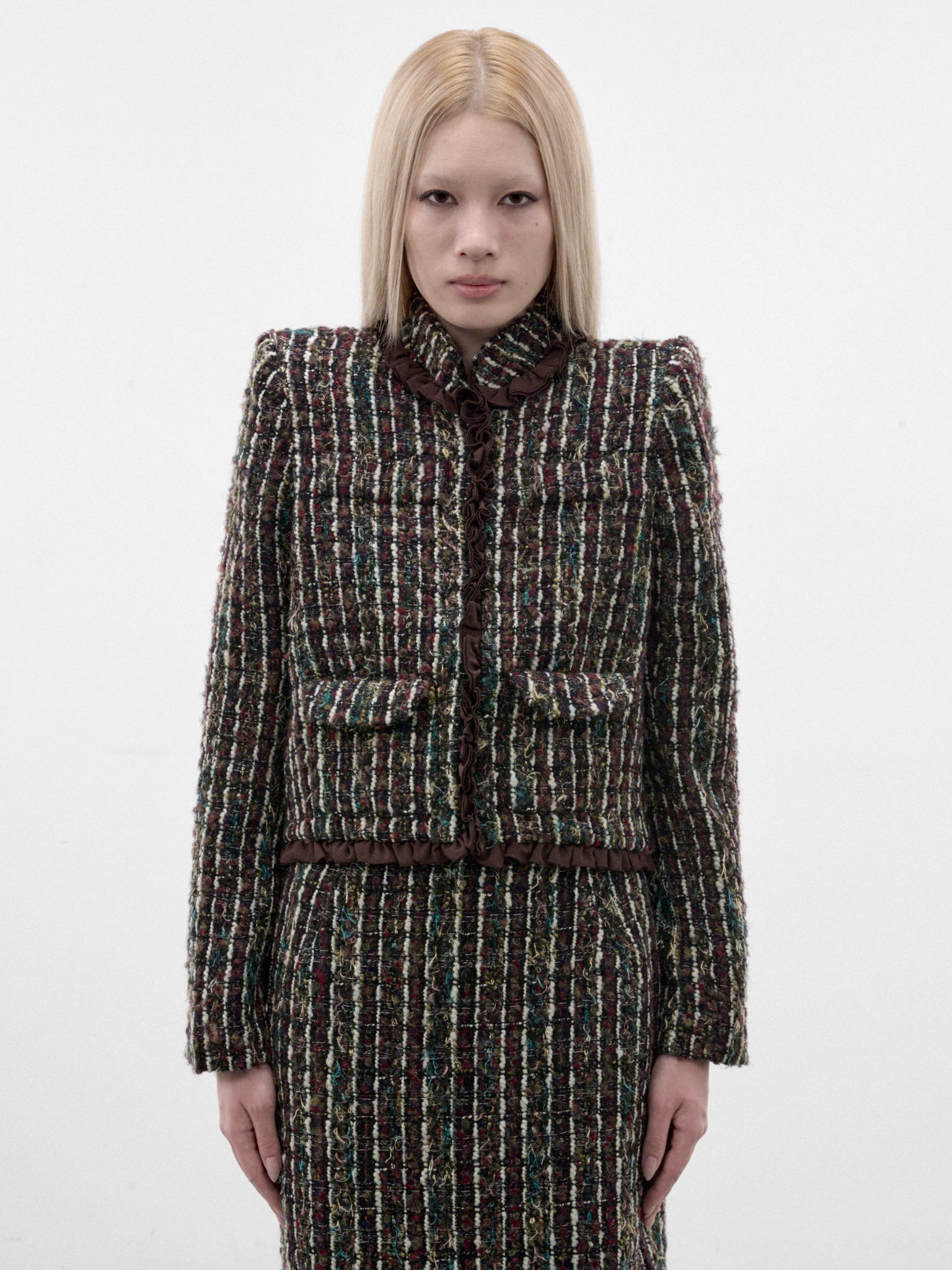 Wool Jackie O Blazer (JACKIE-O-BLAZER-MULTI)