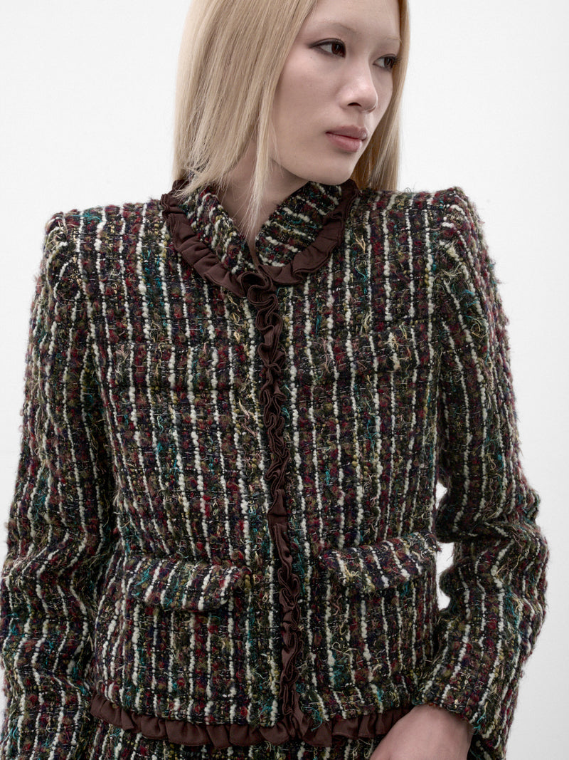 Wool Jackie O Blazer (JACKIE-O-BLAZER-MULTI)