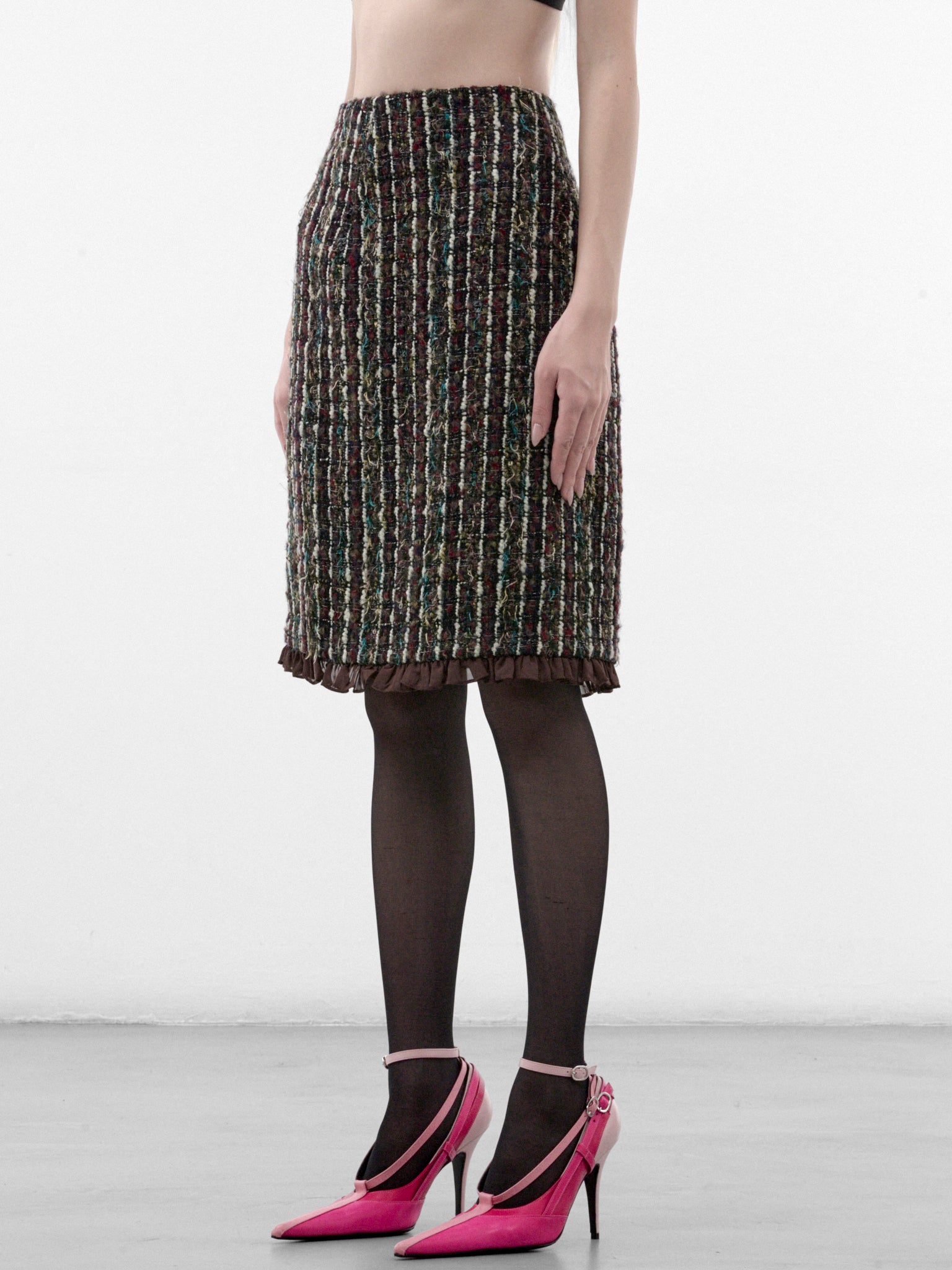 Wool Jackie O Pencil Skirt (JACKIE-O-PENCIL-MULTI)