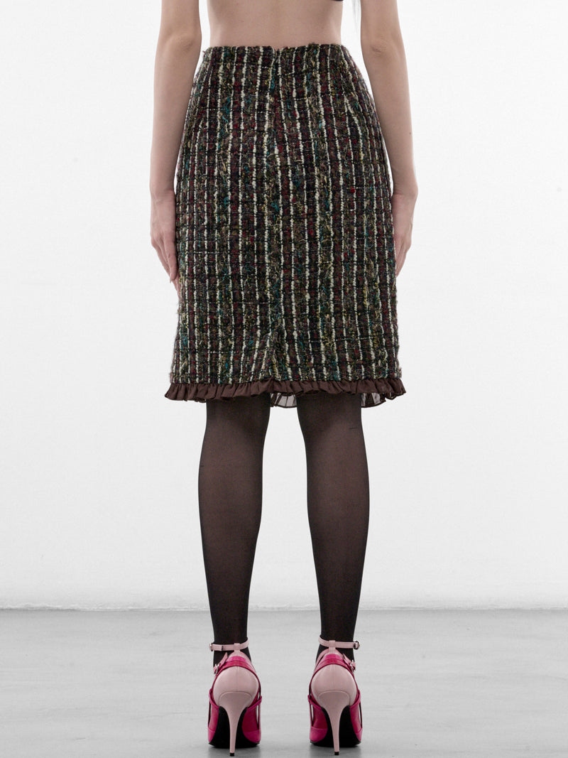 Wool Jackie O Pencil Skirt (JACKIE-O-PENCIL-MULTI)