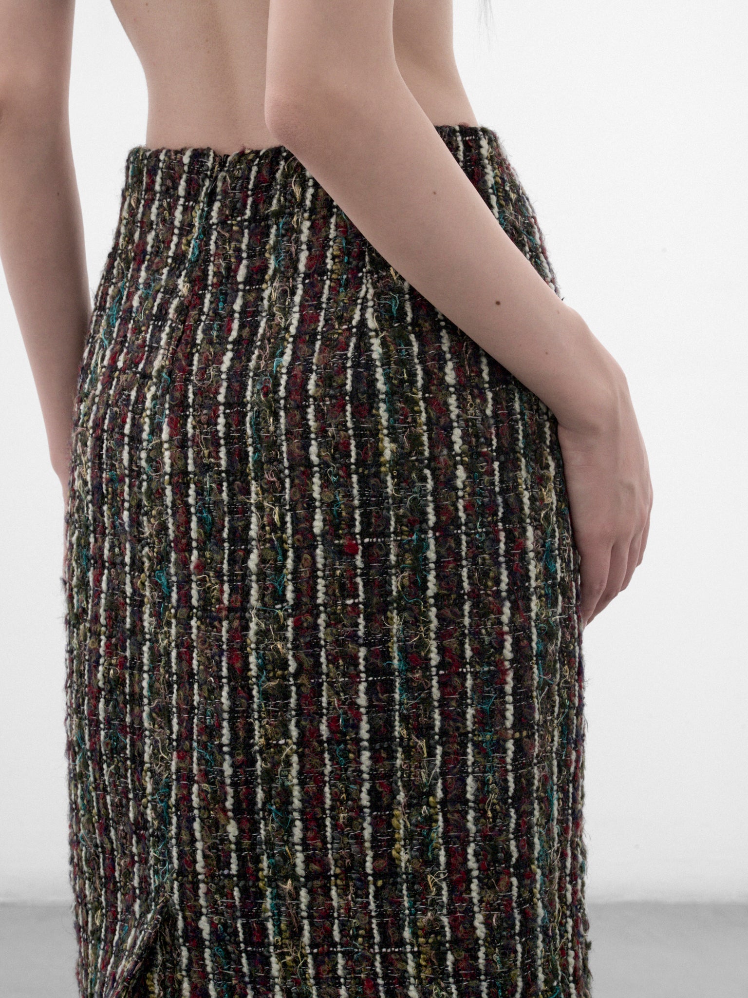 Wool Jackie O Pencil Skirt (JACKIE-O-PENCIL-MULTI)
