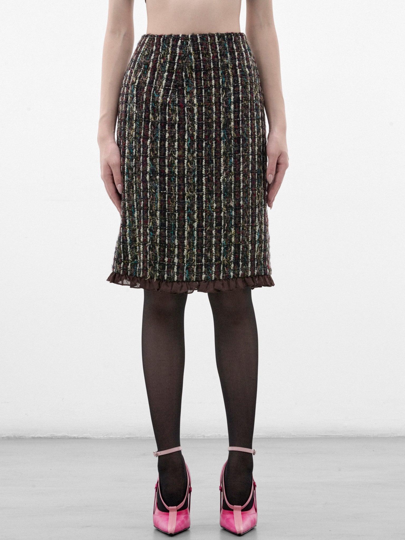 Wool Jackie O Pencil Skirt (JACKIE-O-PENCIL-MULTI)